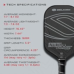 2024 Selkirk Vanguard Control Pickleball Paddle
