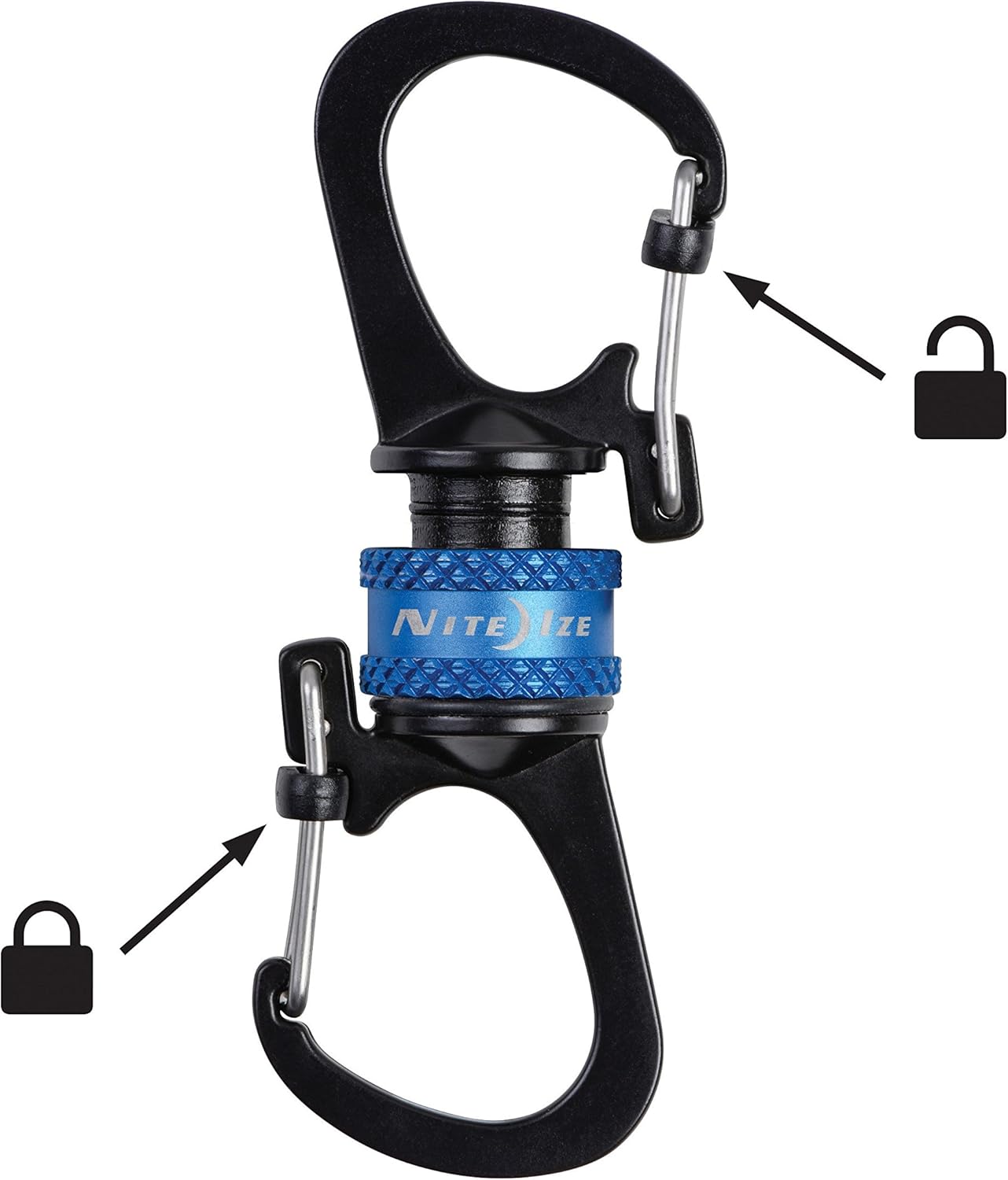 Nite Ize MSBL-03-R7 Carabiner, Blue: Nite Ize: Office Products