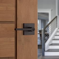 Kwikset Halifax Entry Door Handle with Lock and