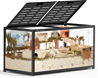 Hamster Cage 3.0 Large 120x60x62 cm Stackable 0.72m2 Black