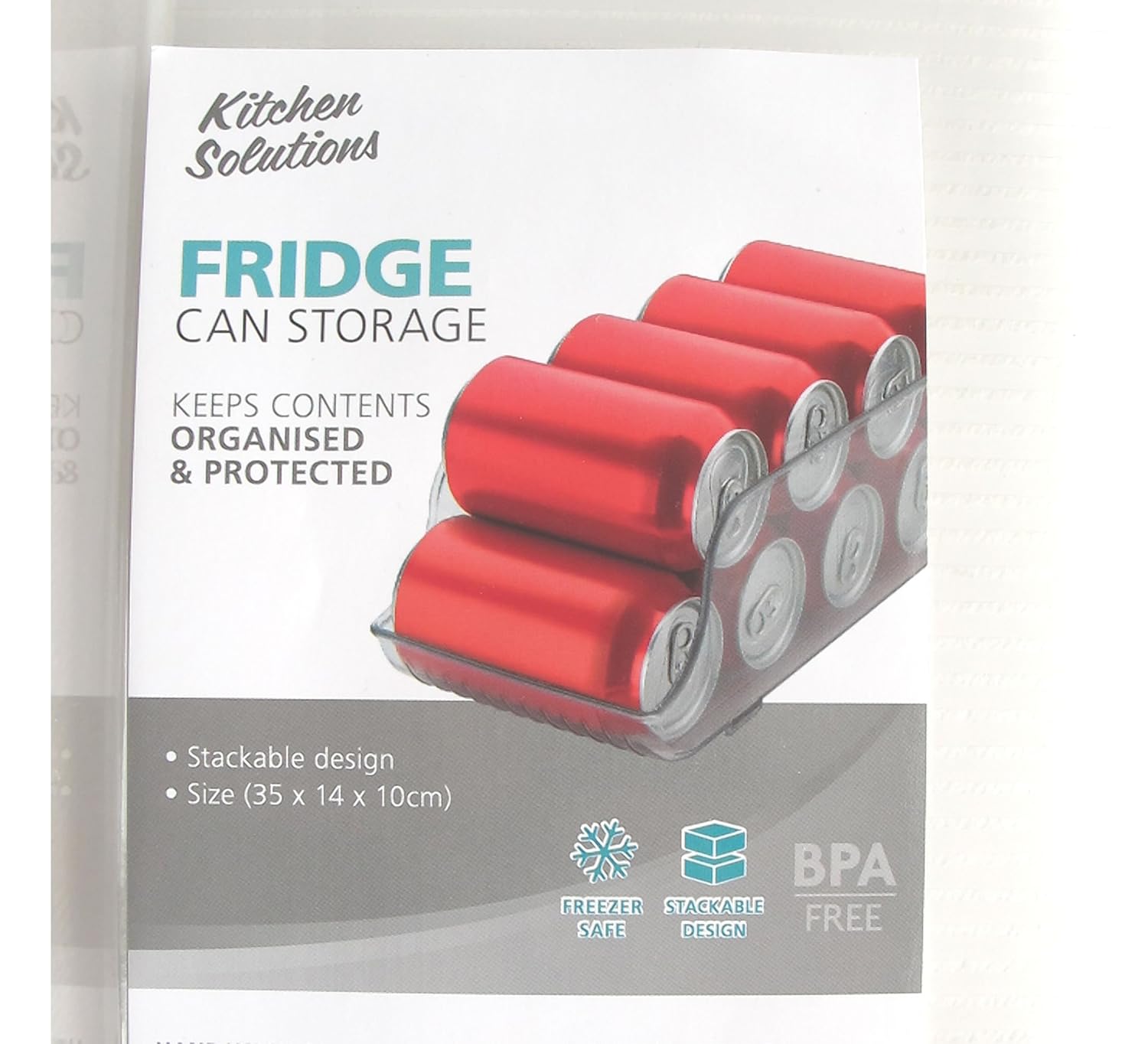 Compartimento de latas para la nevera, ideal para mantener el ...