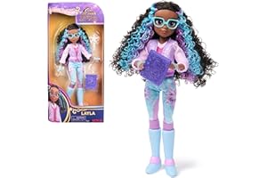 Unicorn Academy, Power of Friendship Layla with Book & 5 Fashions, 9.5”, Dolls & Unicorn Toys, Gifts & Stocking Stuffers for Girls Ages 4 and up