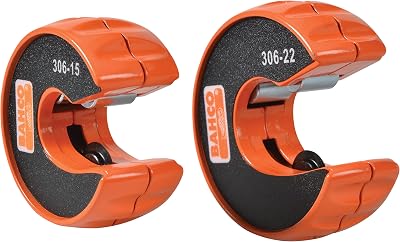 Bahco 306-PACK 2 Piece Tube Cutter Pipe Slice Twin Pack 15mm & 22mm Copper