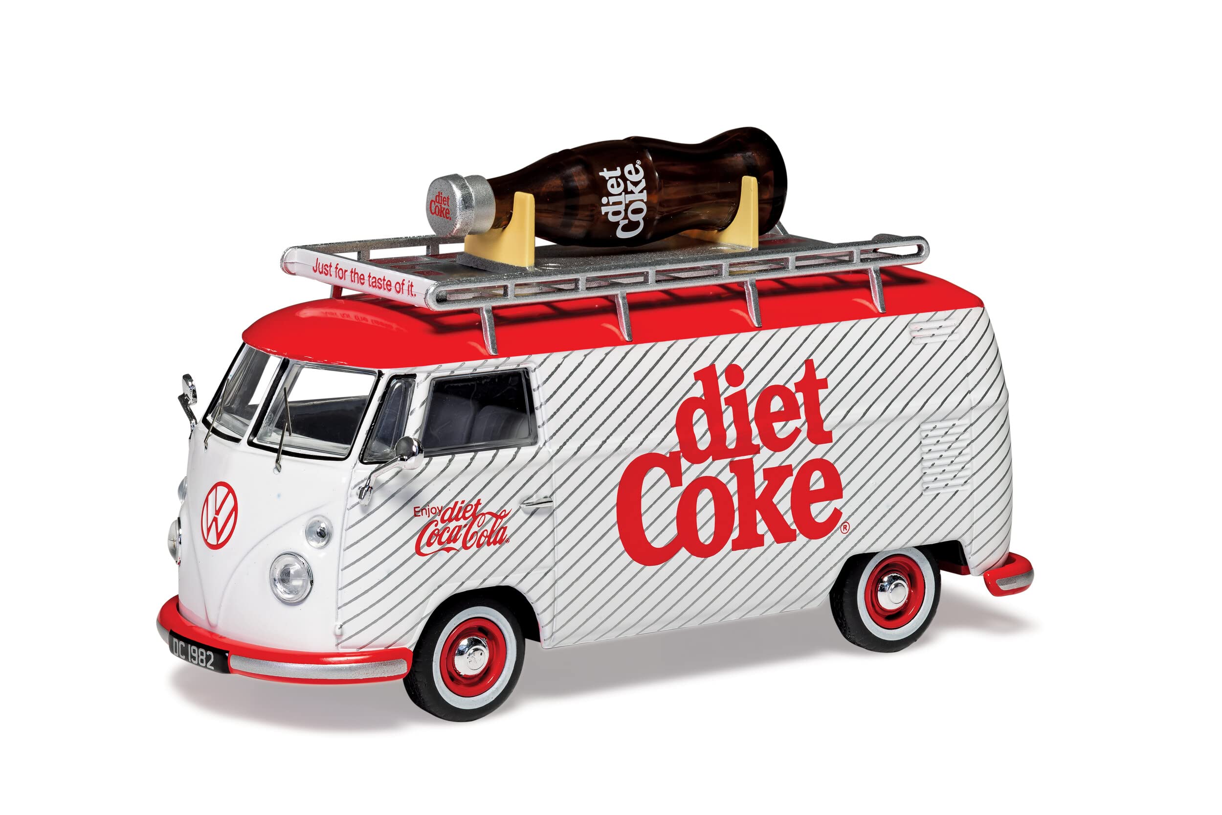 Corgi Diecast Model Cars - CC02747 Diet Coke Volkswagen Campervan - Men, Women & Kids Souvenir Gifts from UK - Small Die Cast Toy Car Models for Boys, Gift for Motor Enthusiasts