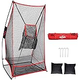 Kapler 2-in-1 Football Kicking Throwing Net - 6x3ft Portable Field Goal w/Two Detachable Target for Punt/Kick/Pass/Snap/Throw Training - Youth and Adults Backyard Outdoor Home Use