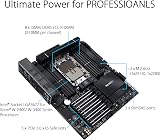 ASUS PRO WS W790-ACE Workstation Motherboard Intel W790 LGA4677 8 DDR5 10G LAN view 2