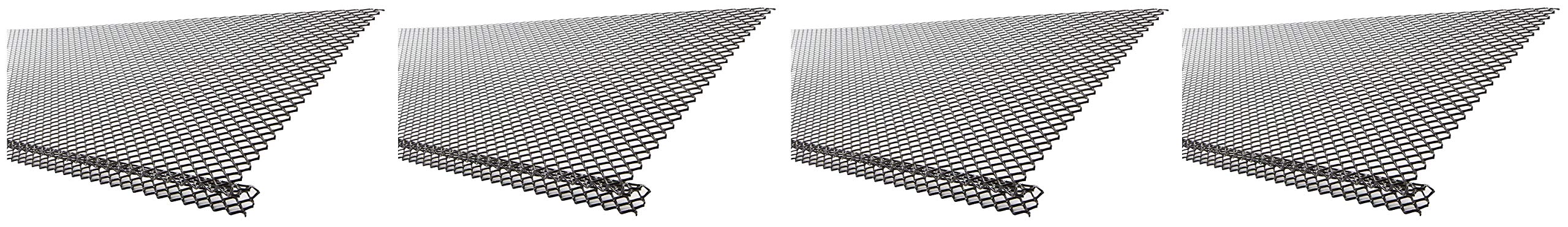 Amerimax Home Products 636025 Lock-In Gutter Guard, Black (Pack of 25) (Fоur Расk, Black)