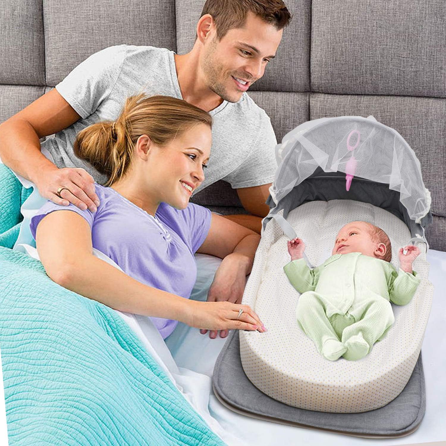 rolling baby bassinet