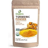 Organic Turmeric Powder w/Curcumin | 35.27 Ounce / 2.2 LBS | USDA Organics and Non-GMO | Lab Tested for Heavy Metal and Purity | 100% Raw and Natural by OSR