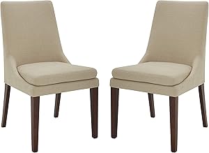 Amazon Brand – Stone & Beam Alaina Upholstered Dining Room Kitchen Chairs, 20