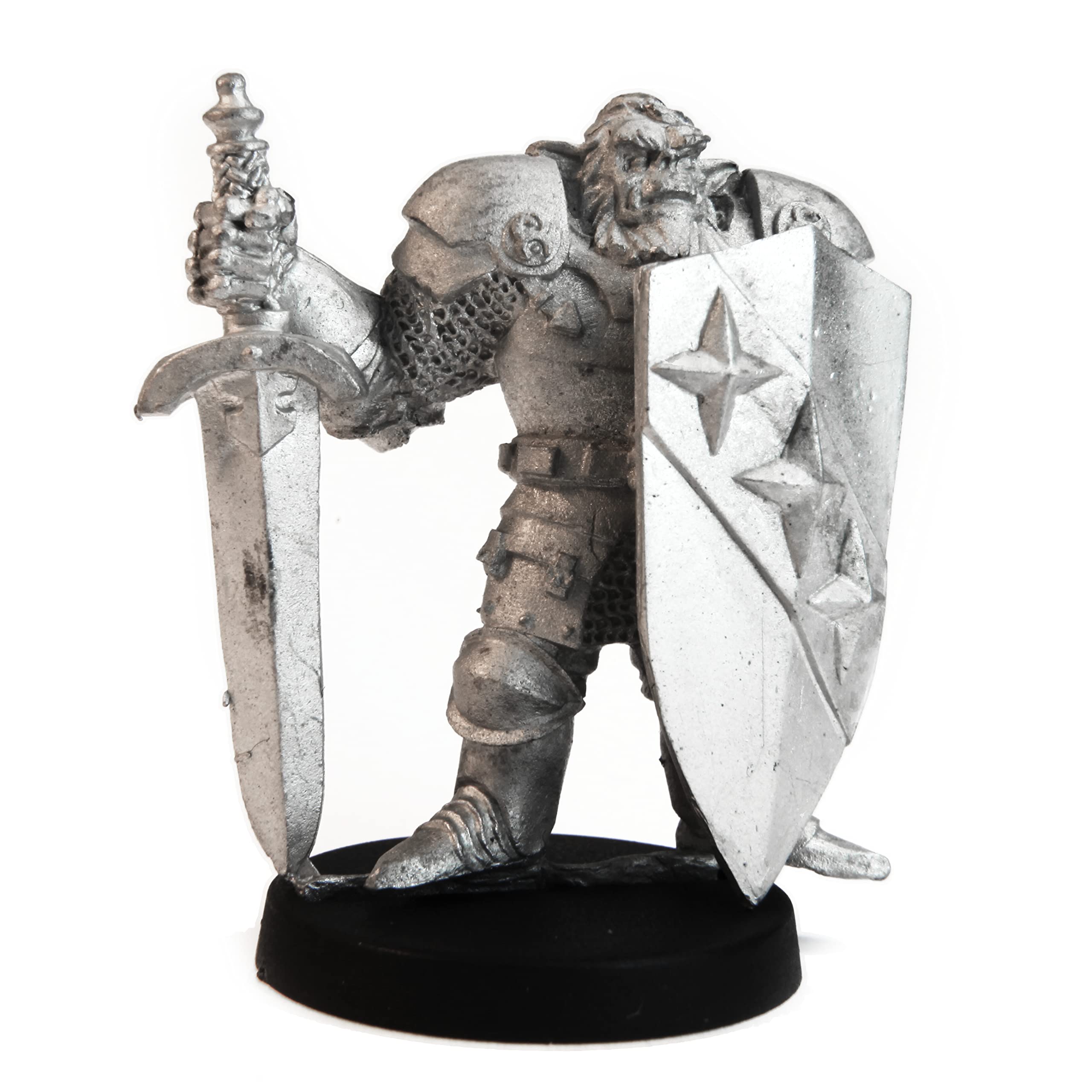 Stonehaven Half-Orc Warrior Miniature Figure for 28mm Table top Wargames - Made in USA