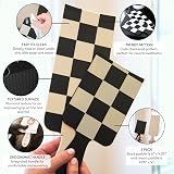 FRAMAR Professional Hair Colour Palette Pack of 2 Black White Checkered view 2