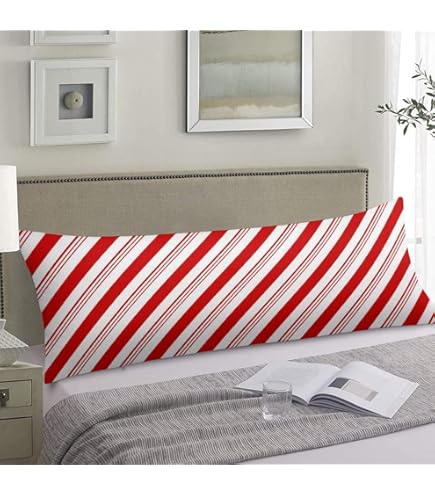 枕 Cushion Cover red line Amazon.com: Abstract Red and White Striped Body Pillow Cover Candy