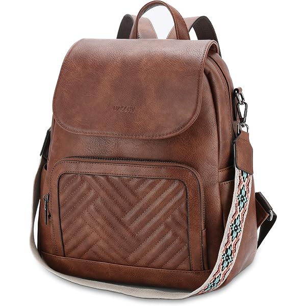Amazon.com: VASCHY Backpack Purse for Women, Large Vegan  display picture 2