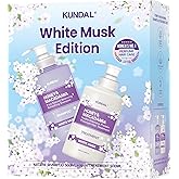 KUNDAL/Honey & Macadamia/Natural Balancing Shampoo & Treatment, Restore Moisture + Prevent Breakage | White Musk, 500ml (Pack of 2), Stocking Stuffers