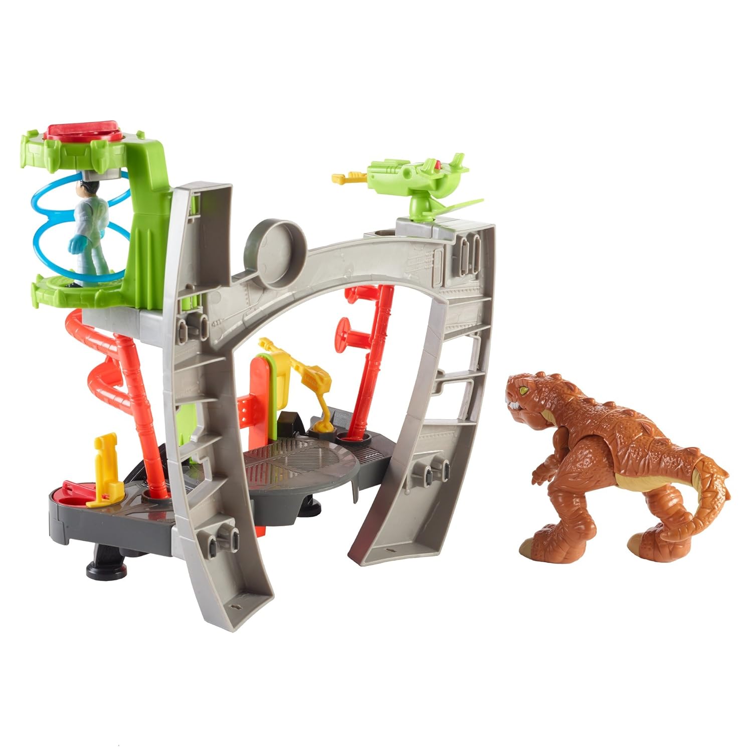 imaginext jurassic world lab gift set