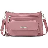 Baggallini Original Everyday 11x7.5 Crossbody Bags Rfid Protected Lightweight Nylon Zippered Travel Purse
