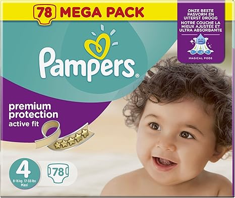 amazon pampers premium protection 4