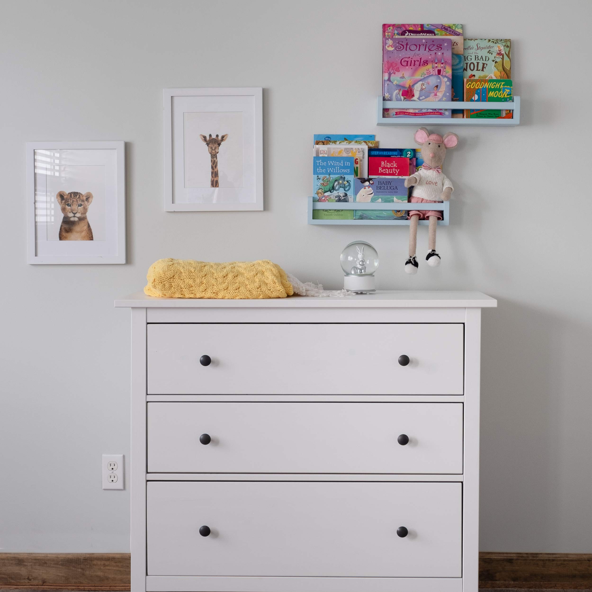 brightmaison Nursery Floating Wall Bookshelf Baby, Nursery, Kids Room