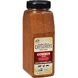 Cattlemen's Cowboy Rub, 27.25 oz - One 27.25 Ounce Container of Cowboy BBQ Rub with Hickory Smoke, Molasses and Coffee Flavor