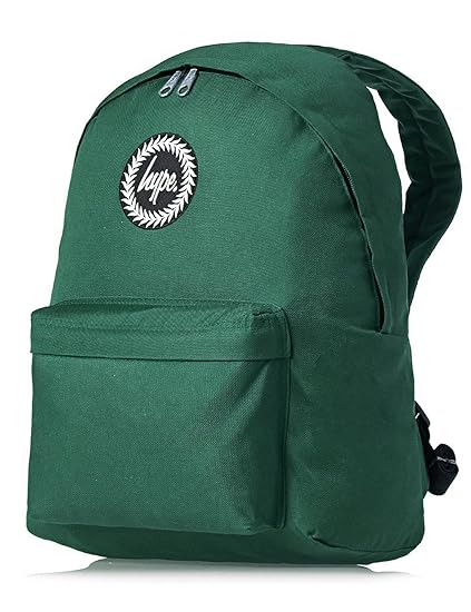 plain green backpack
