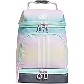 adidas Excel Insulated Lunch Bag, Cooler with Zipper, Pocket for Ice Pack, and Clip, Temperature Control Insulation