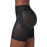 Leonisa PowerUp Shapewear Shorts for Women, Firm Compression Butt Lifter Shaper Shorts, High Waist Tummy Control