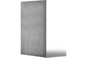 Gisafai 1/8 x 12 x 24 Inch Mild Steel Sheet A36 Hot Rolled Plate 11 Gauge Non Coating Metal Steel Sheet for Projects, DIY Crafts, Industrial Applications