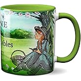 Anne of Green Gables by Lucy Maud Montgomery Coffee Mug With Book Design, Literature Lover Gift