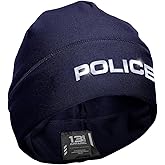 13FA Police Reflective Utility Beanie - USA Patriotic Gear - Stretch-Fit Poly-Spandex - Unisex Hi-Vis Hat