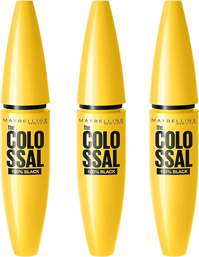 Maybelline The Colossal Volum Express Mascara 100% Black 3 x 10.7 ml