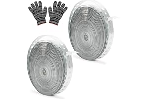 Axisculpt 2Rolls Galvanized Metal Pipe Strap 3/4-Inch x 50-Feet 24-Gauge for Pipe Support Pipe Hanger Strap Metal Strapping with Hole Flexible Trimming