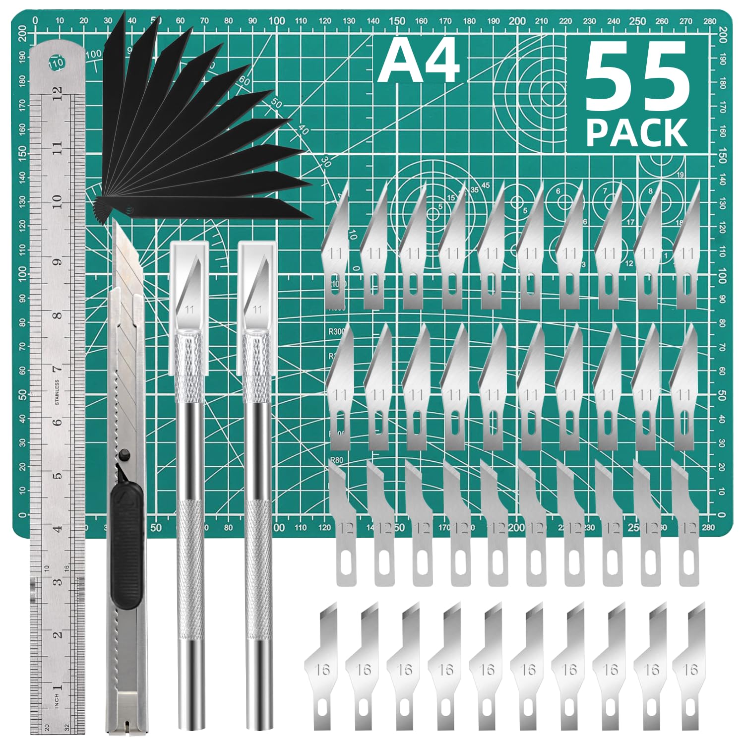 Mua Exacto Knife Set, Craft Cutting Mat Kit, 55 PCS Precision Carving