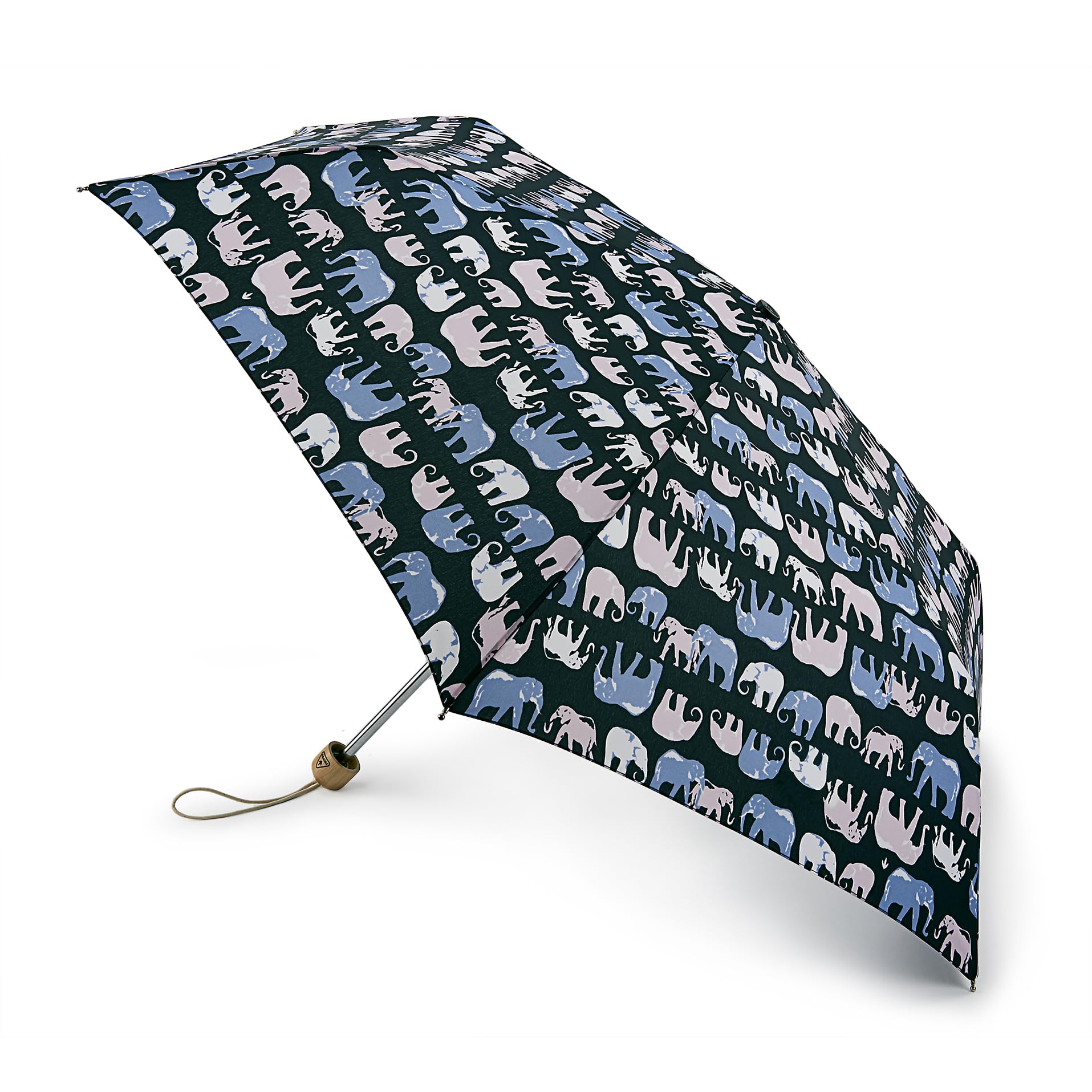 Fulton Eco Planet UV Marching Elephants Print Umbrella