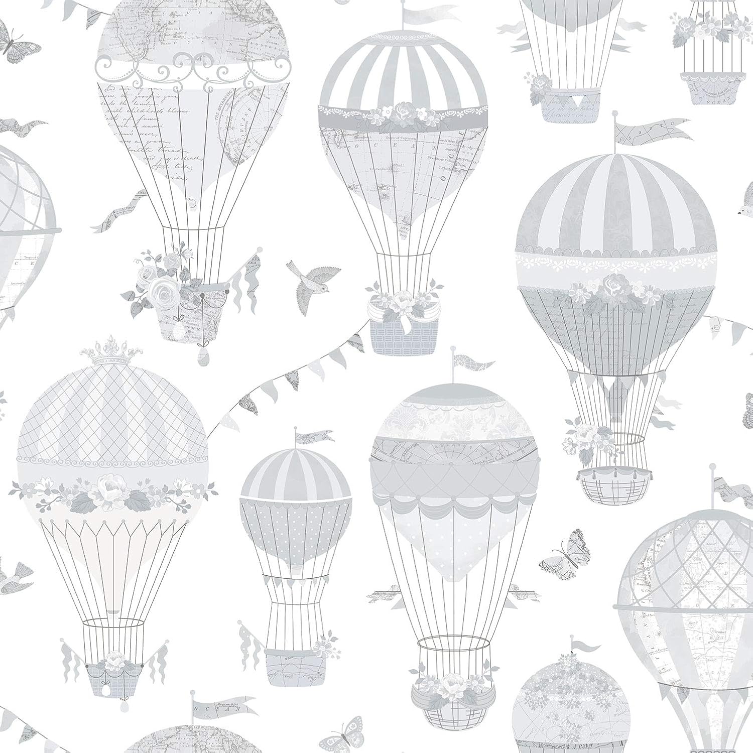 Galerie G56542 Just 4 Kids 2 Wallpaper, Grey