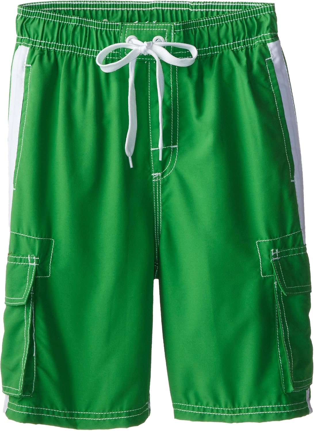 Kanu Surf Boys' Barracuda Quick Dry Beach Swim Trunk: Clothing