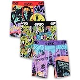 PSD Youth Boys Underwear Smiley Face Graphic Boxer Briefs, Packs &amp; Singles