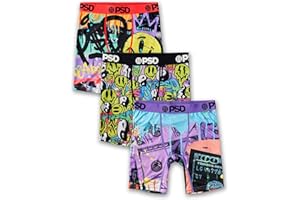 PSD Underwear Boys Boxer Briefs - Animal Print, Comfortable Active Underwear for Boys, Packs & Singles