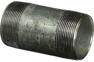 LDR Industries 301 2X4 Pipe Nipple, 2-Inch X 4-Inch, Black