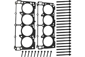 MTKHMN Cylinder Head Gasket & Bolt Kit for 5.7L HEMI V8 – Compatible with Chrysler 300, Dodge Challenger, Charger, Durango, R