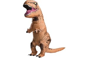 RUBIE'S Adult Original T-REX Inflatable Costume with Dinosaur Costume Sound, Standard