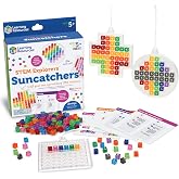 Learning Resources STEM Explorers Suncatchers | STEM Building Art Crafts, Creative Educational Toys for Boys and Girls, Art for Kids Ages 5+, Arts and Crafts Set