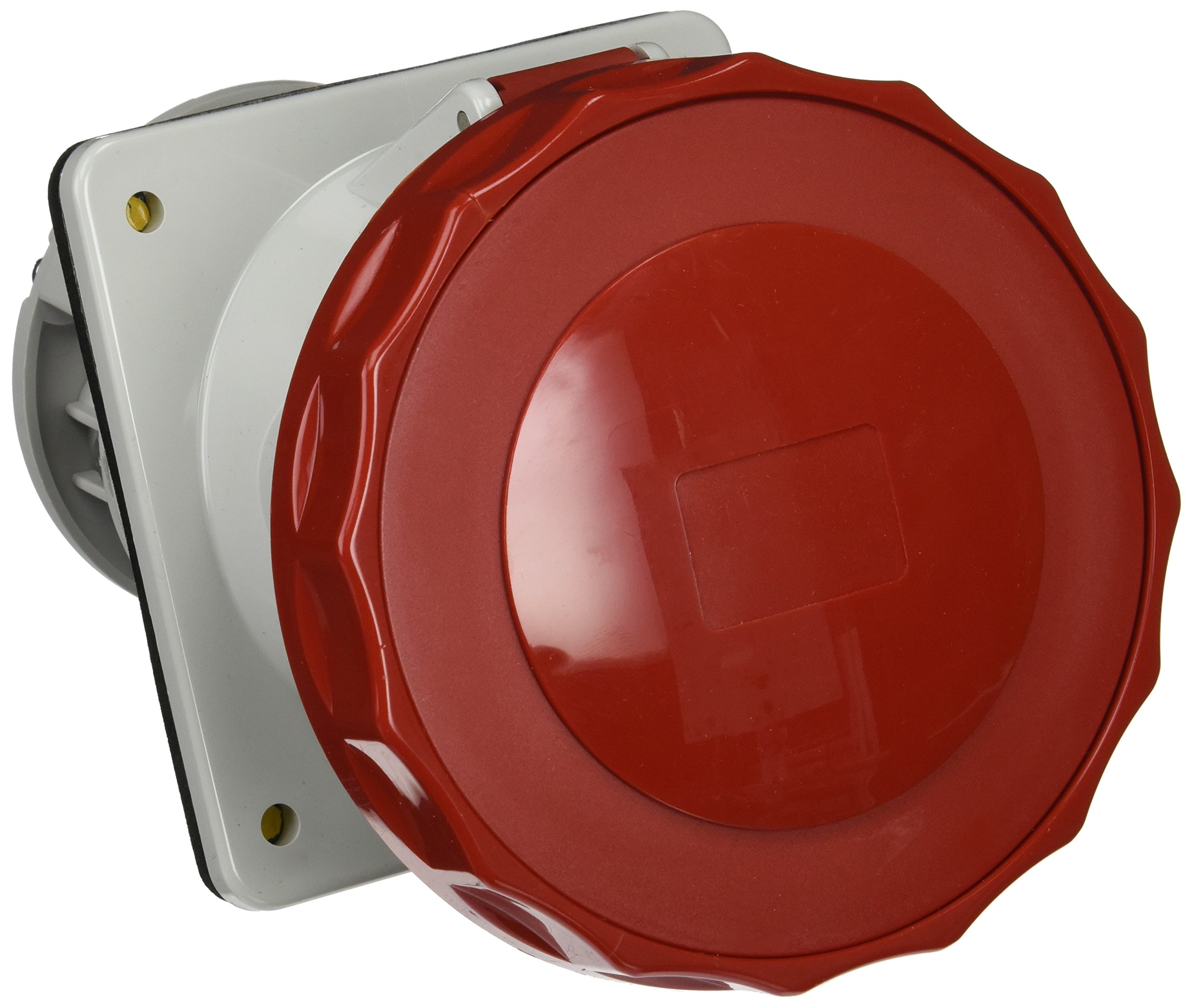 Schneider Electric 81295 SOCLE PRISE ENC. INC. 125A 3PNT 380-415V, White