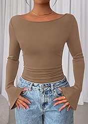 PRETTYGARDEN Women's Long Sleeve Shirts 2025 Fall