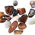 10 Pocket-Sized Sea of Galilee Prayer Stones from Israel (0.5-1 Inches), Unique Gift from the Holy Land, Genuine & Authentic Christian Gift