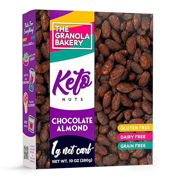TGB CHOCOLATE ALMONDS | 1G NET CARB KETO...