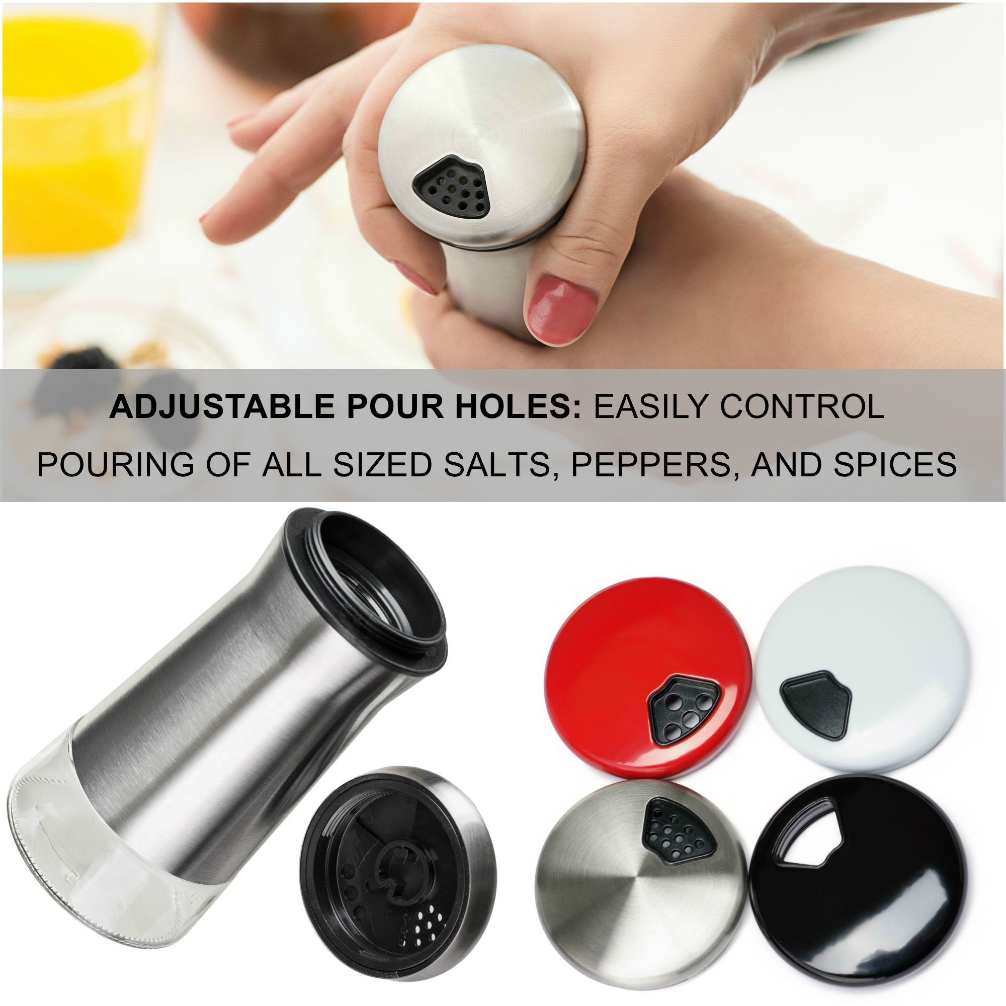 Salt And Pepper Shakers Holes Difference Therefore, the contents will