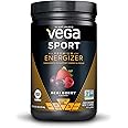 Vega Sport Energizer, Acai Berry, Pre Workout Powder for Women and Men, Supports Energy and Focus, Electrolytes, Vegan, Keto,