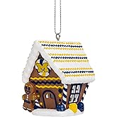 FOCO NCAA Unisex-Adult Gingerbread House Holiday Christmas Tree