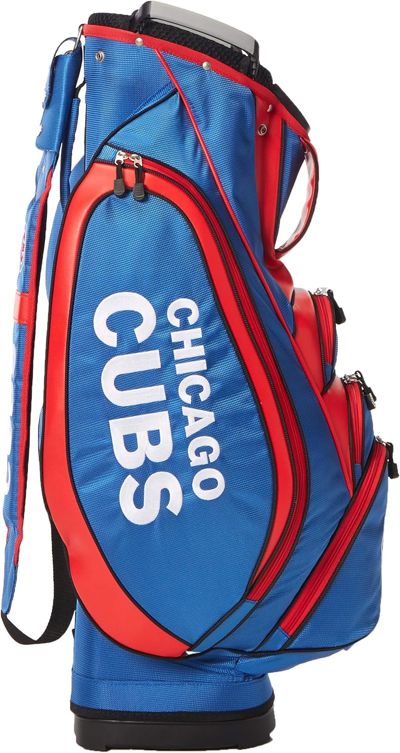 Team Golf MLB St Louis Cardinals Victory Golf Cart Bag, 10-way Top with Integrated Dual Handle & External Putter Well, Cooler Pocket, Padded Strap, Umbrella Holder & Removable Rain Hood : Sports & Outdoors